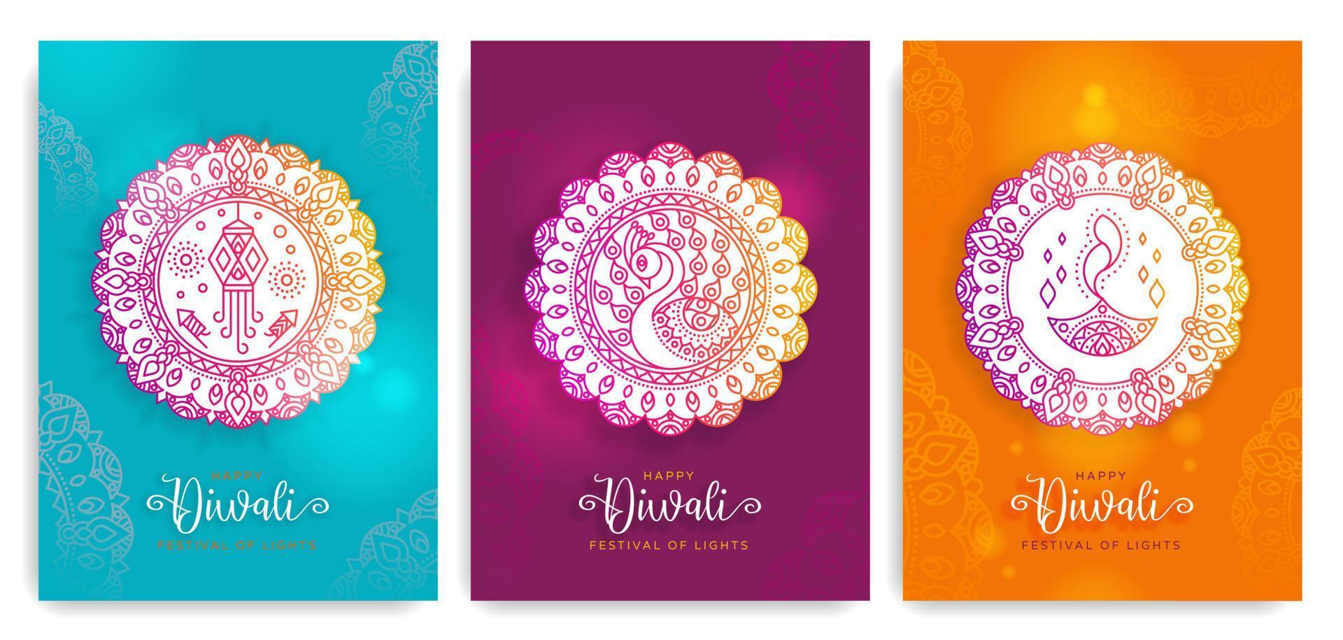 content diwali, deepavali Festival vecteur badge illustration.