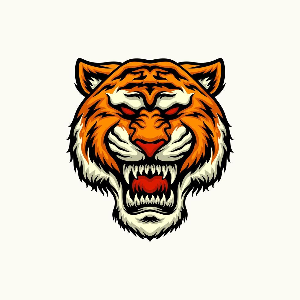 tigre des sports logo vecteur illustration