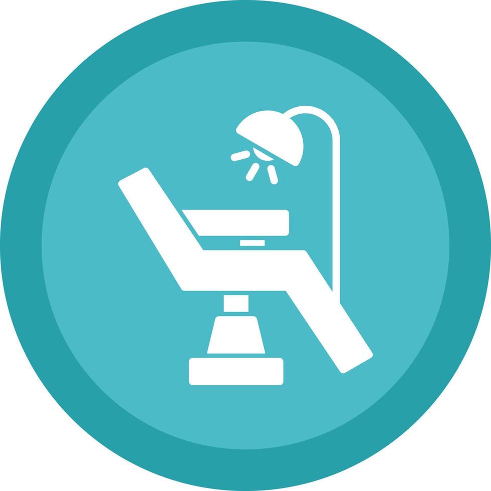 Conception d'icône vecteur chaise dentiste