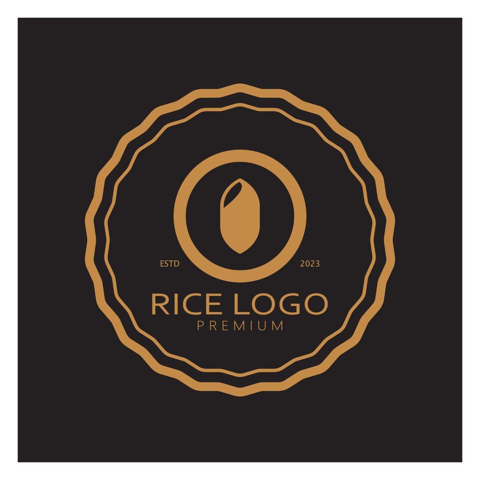 paddy plante logo, riz grain logo, riz, naturel biologique l'agriculture, pour entreprise,entreprise,agriculture,produit,ferme boutique, agricole équipement, riz entrepôt, avec moderne minimaliste vecteur