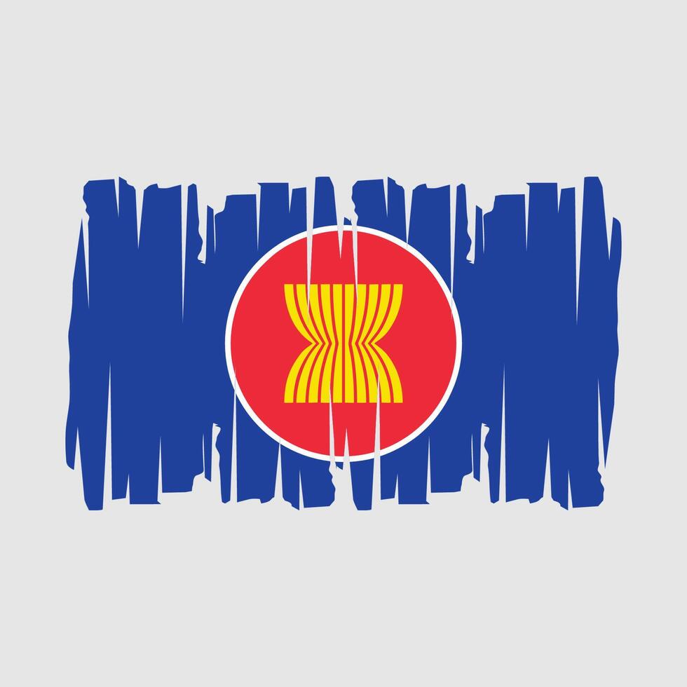 asean drapeau vecteur illustration