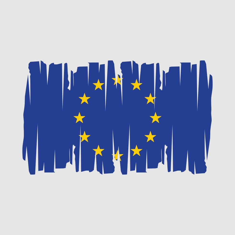 européen drapeau vecteur illustration