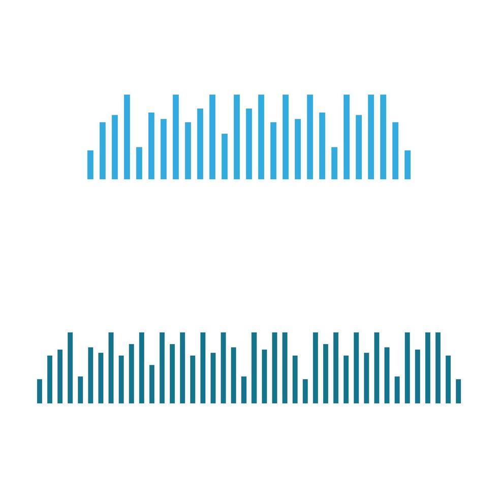 images d'ondes sonores vecteur