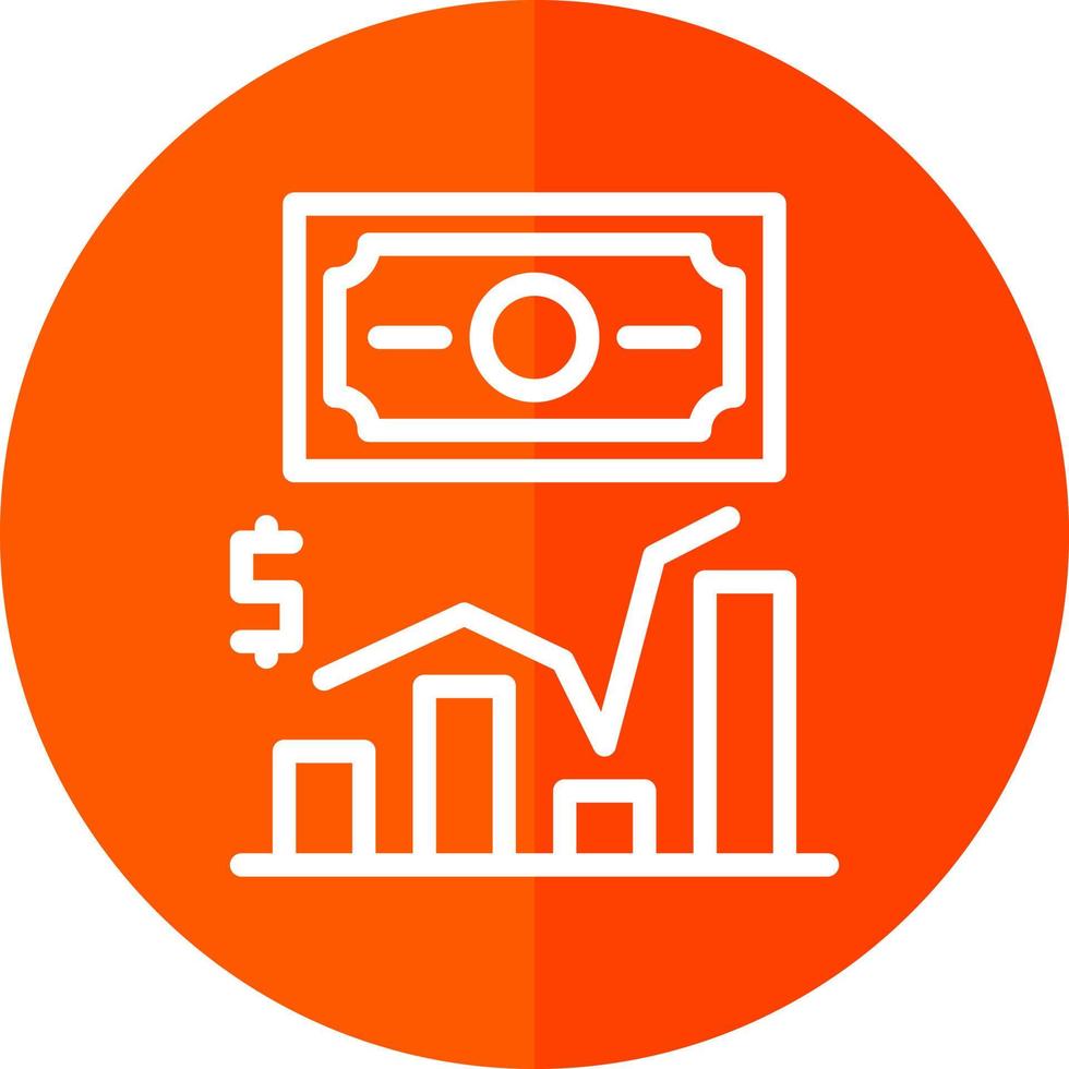 conception d'icône de vecteur de revenu