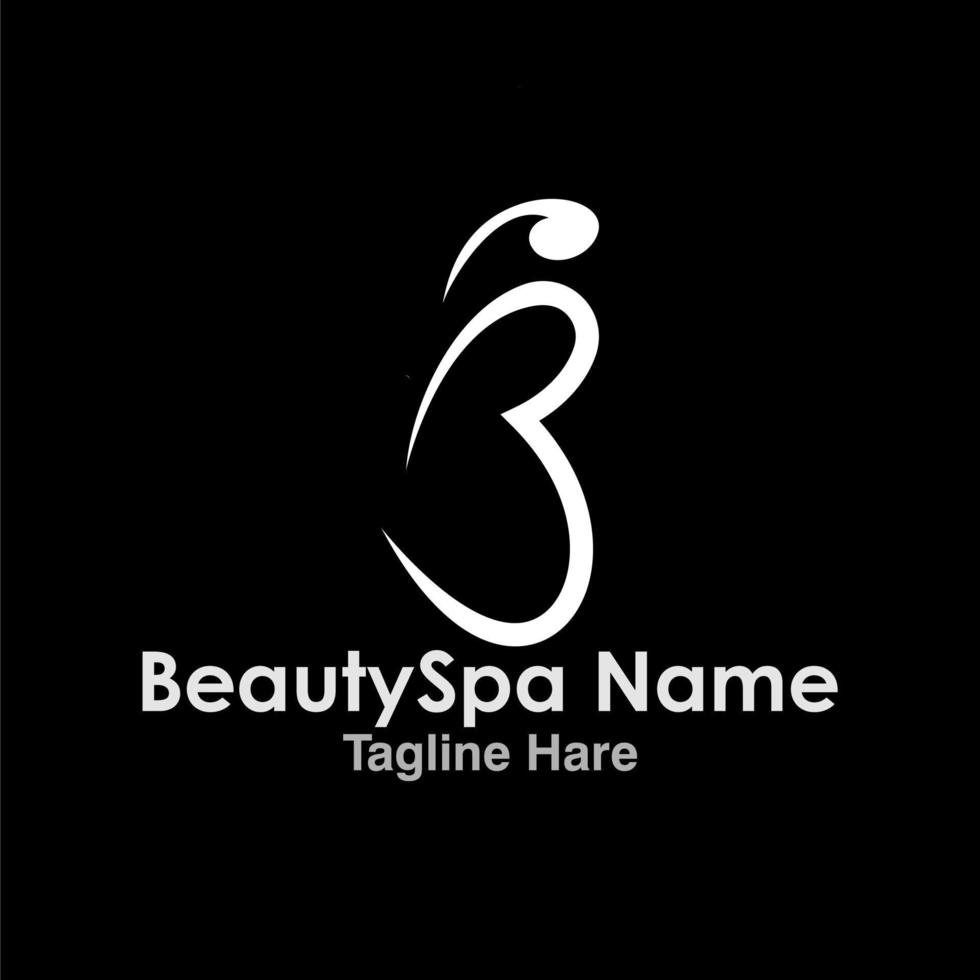 vecteur conception, beauté spa logo conception ou beauté icône, pour spa ou beauté affaires