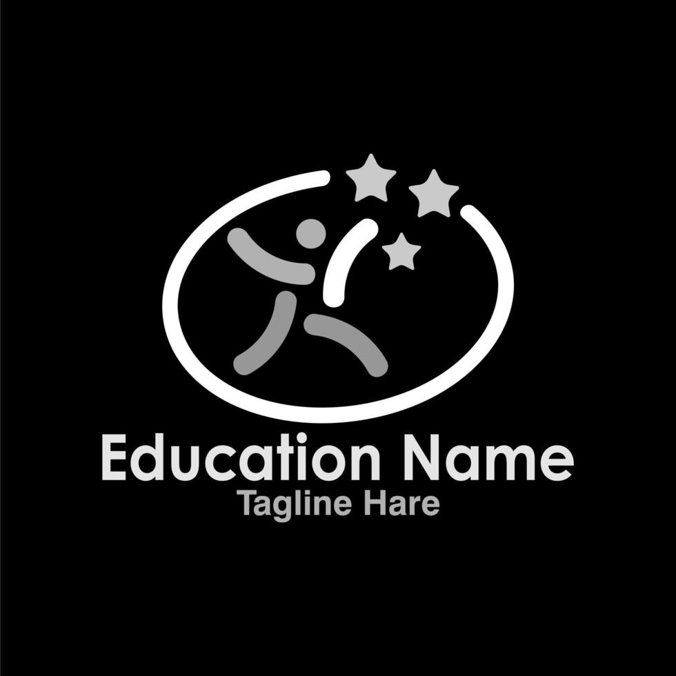 éducation logo icône conception, vecteur illustration, éducation icône illustration