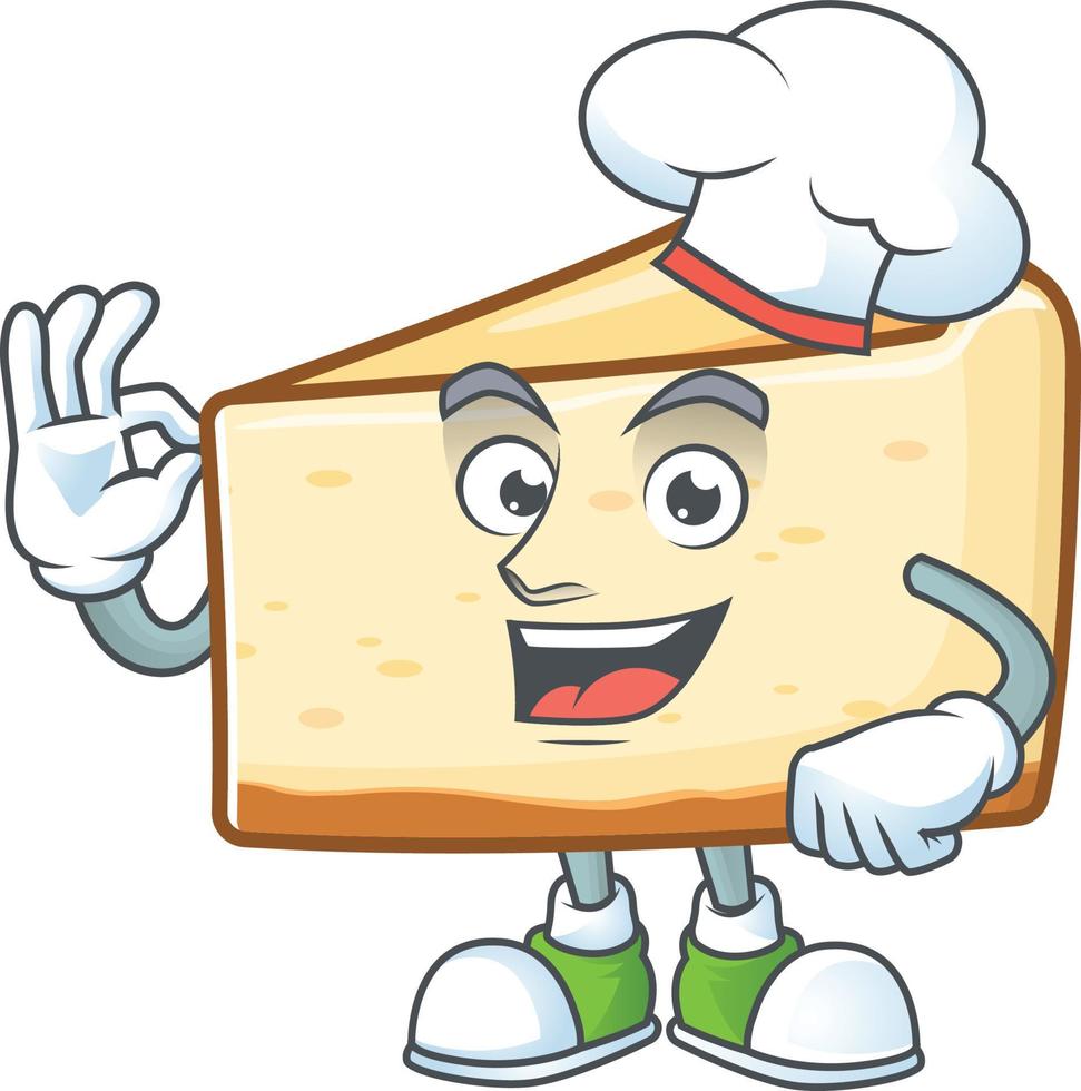 fromage gâteau dessin animé personnage vecteur