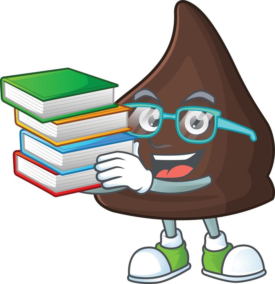 Chocolat conitos dessin animé personnage vecteur