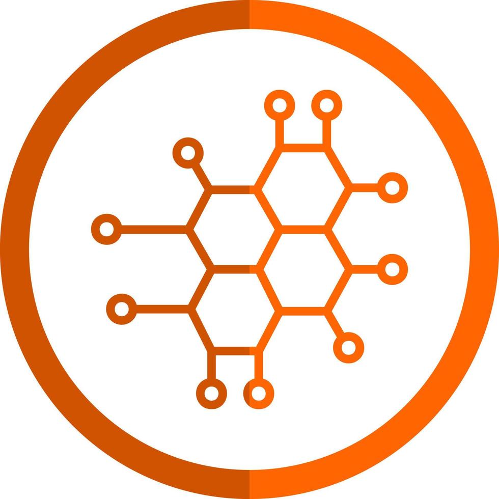 conception d'icône de vecteur de nanotechnologie