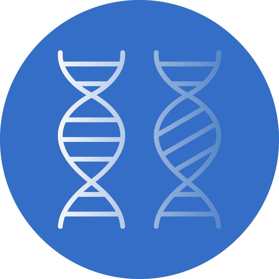 conception d'icône vectorielle de comparaison génétique vecteur