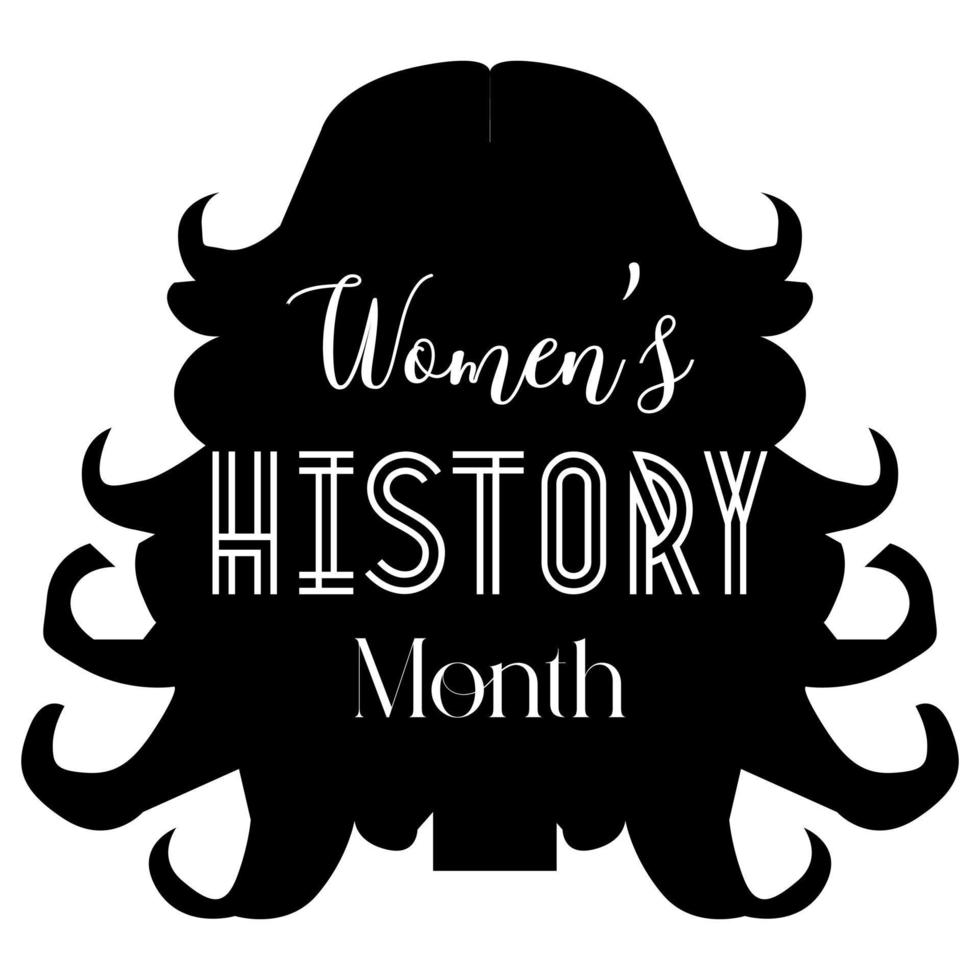 mois de l'histoire des femmes vecteur