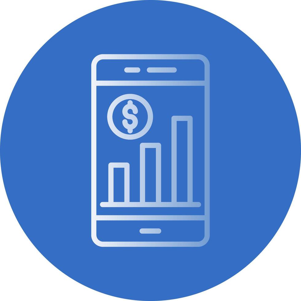 conception d'icône de vecteur d'investissement en ligne