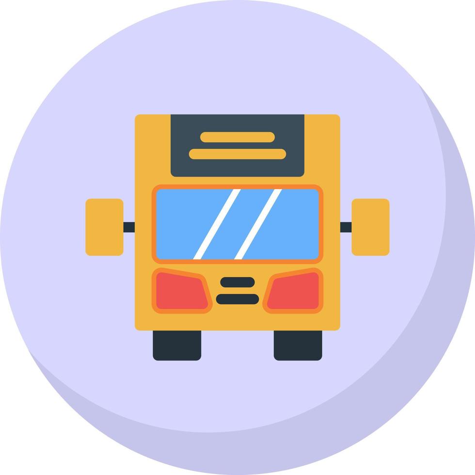 conception d'icône vectorielle d'affichage de bus vecteur