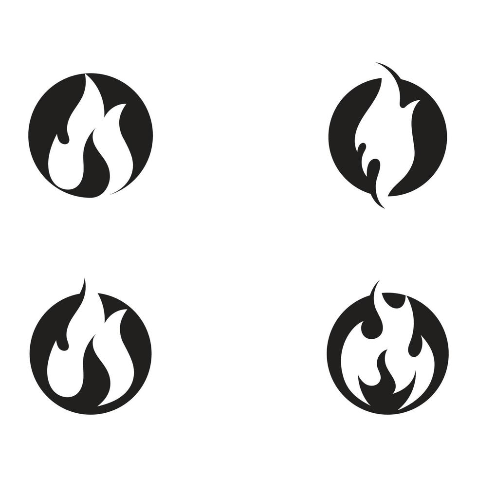 conception d & # 39; illustration vectorielle de flamme de feu vecteur