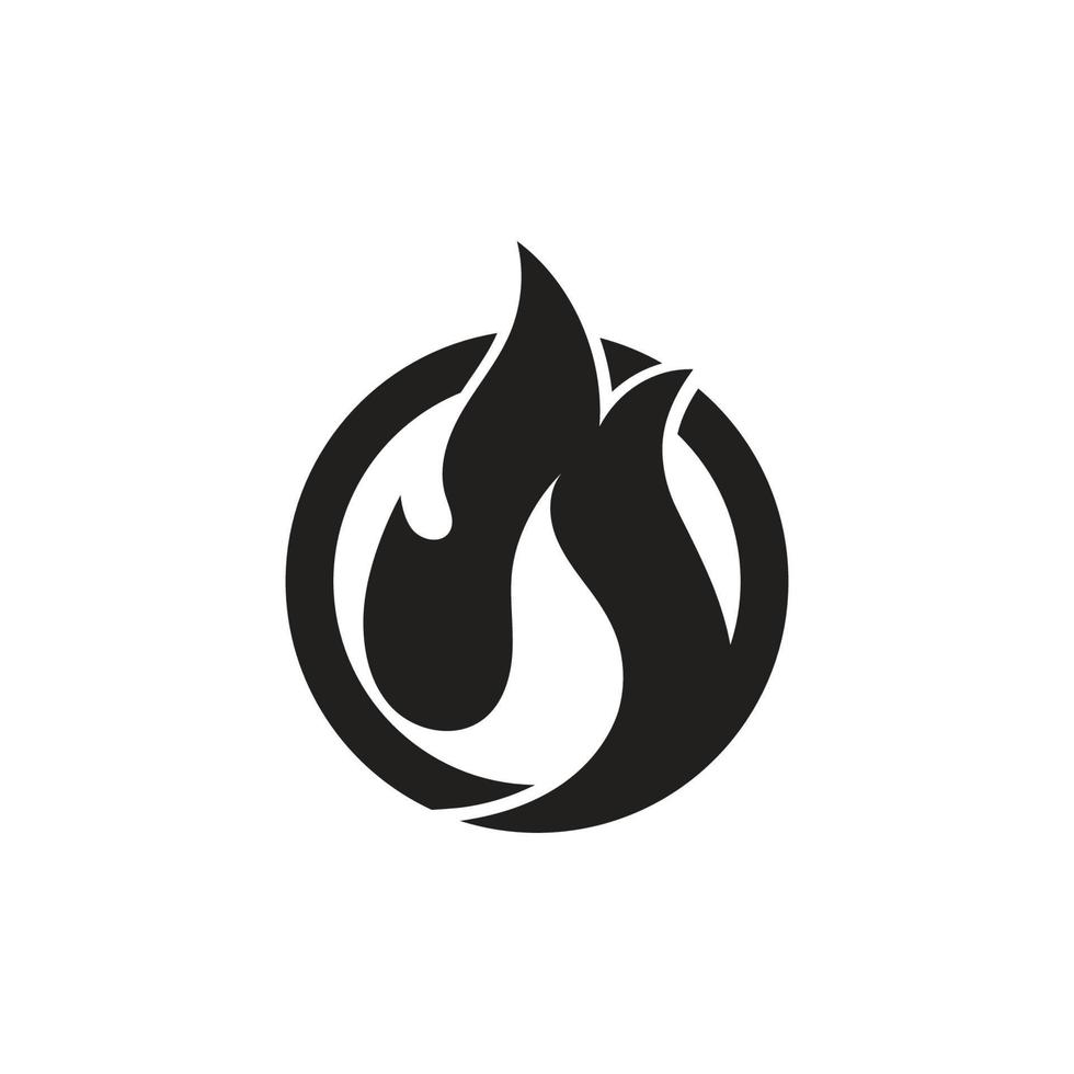 conception d & # 39; illustration vectorielle de flamme de feu vecteur