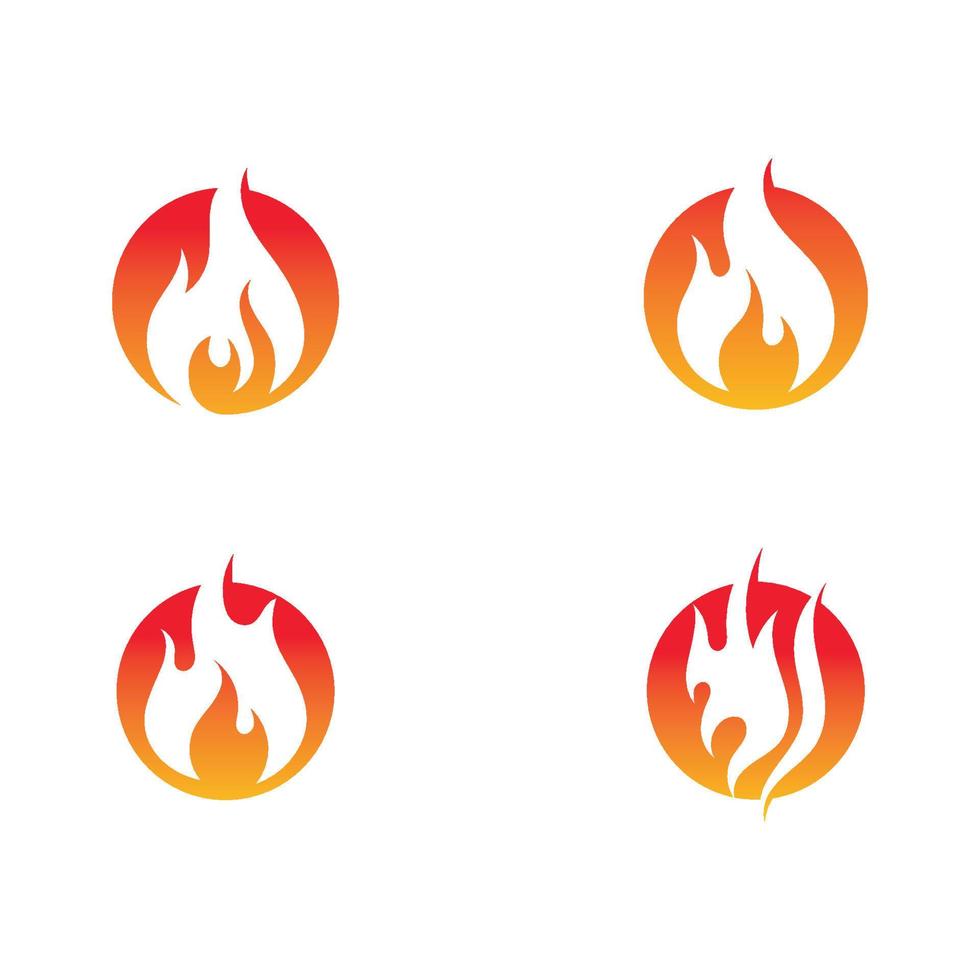 conception d & # 39; illustration vectorielle de flamme de feu vecteur