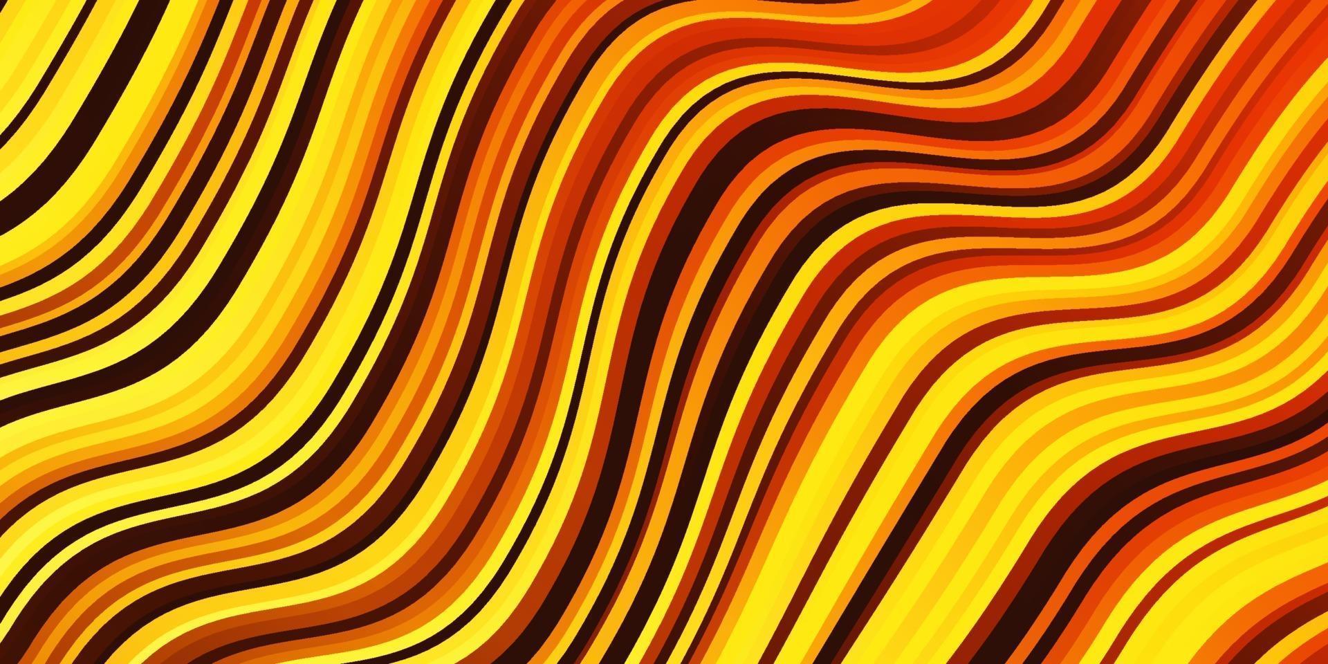 modèle vectoriel orange clair avec des lignes.