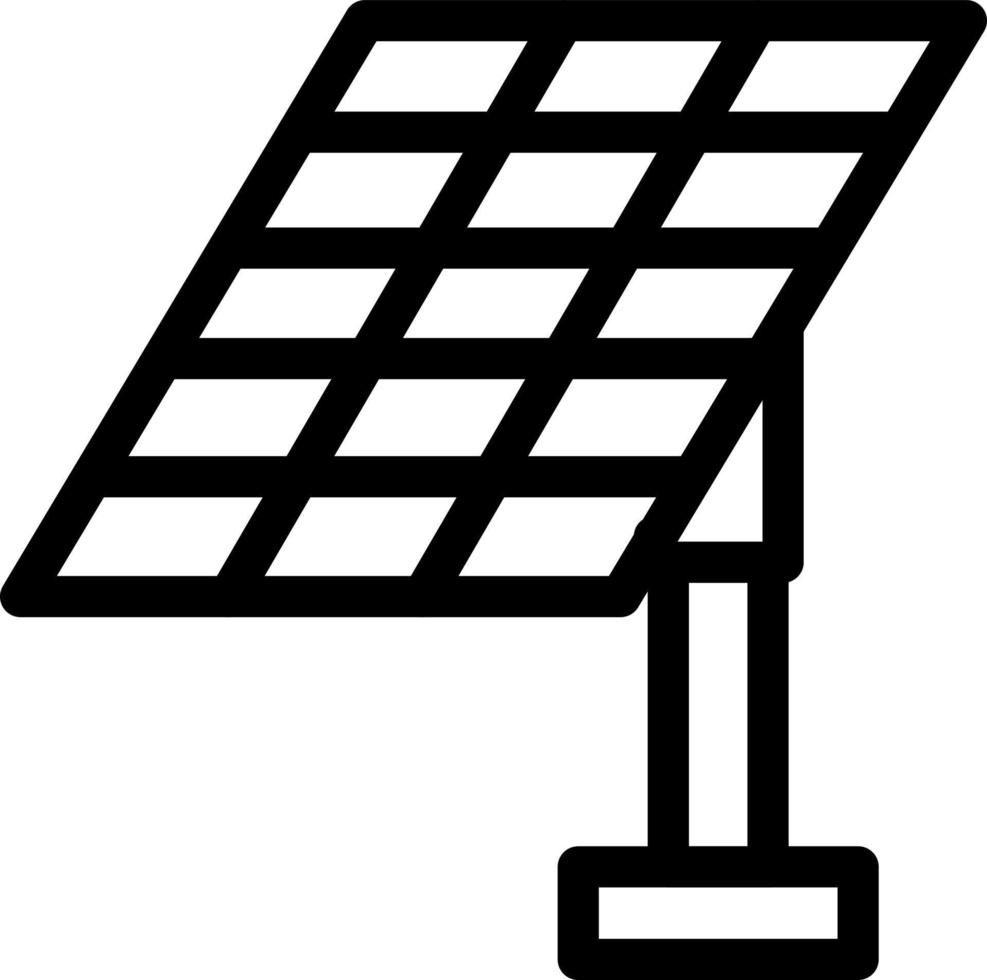 illustration vectorielle de panneau solaire sur fond.symboles de qualité premium.icônes vectorielles pour le concept et la conception graphique. vecteur