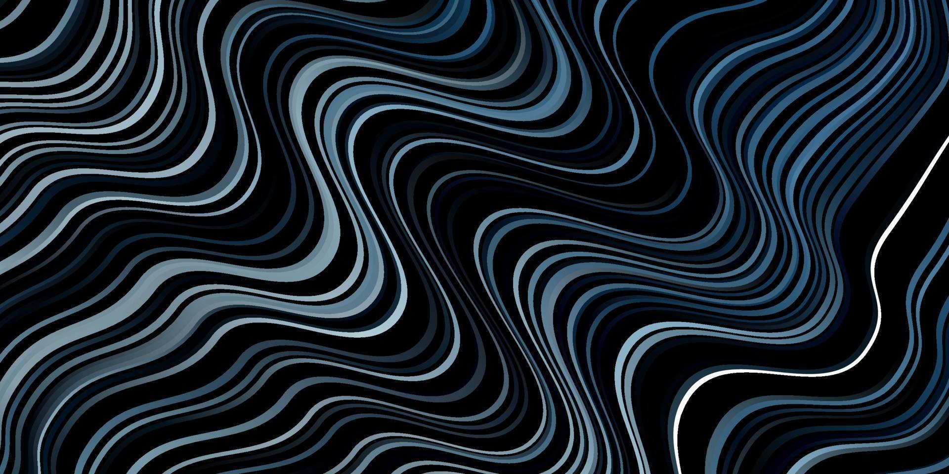 fond de vecteur bleu foncé avec des lignes pliées.