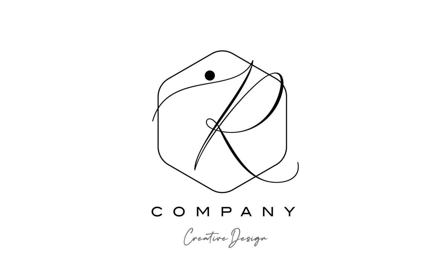 élégant alphabet lettre r logo icône conception avec polygone point et noir et blanc couleur. Créatif modèle pour affaires et entreprise vecteur