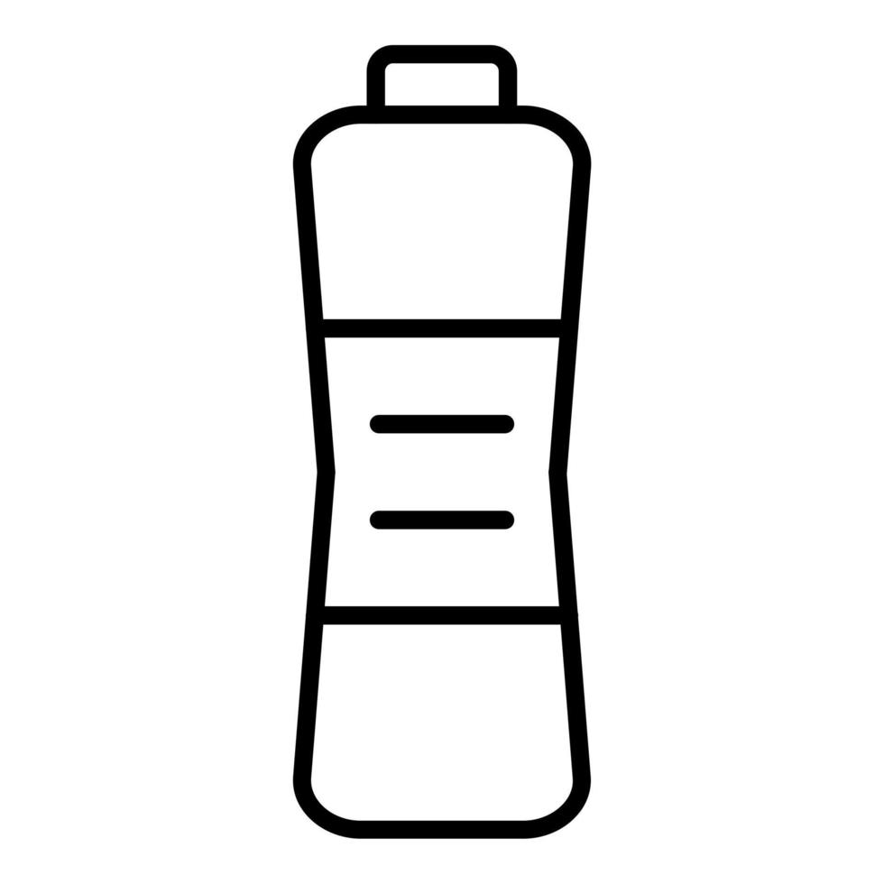 style d'icône de bouteille d'eau vecteur