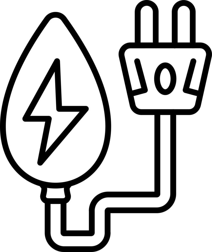 hydroélectricité icône style vecteur