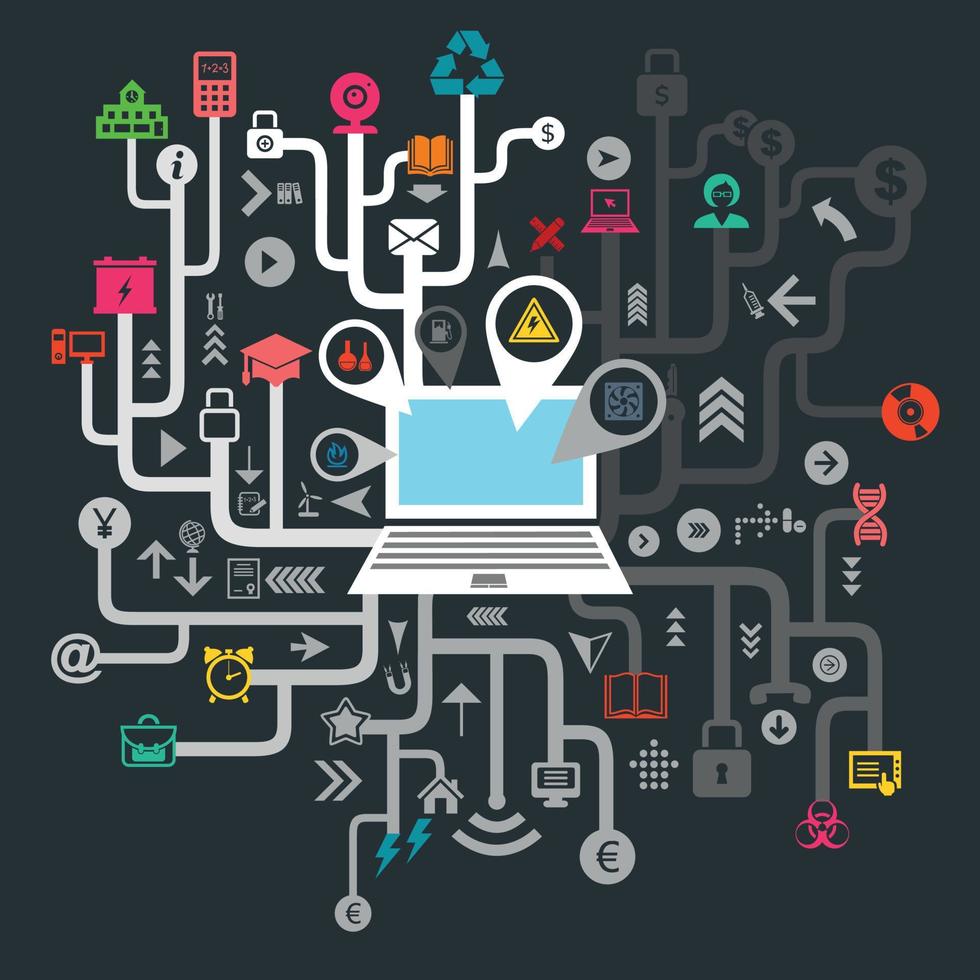 abstraction sur le sujet de science vecteur