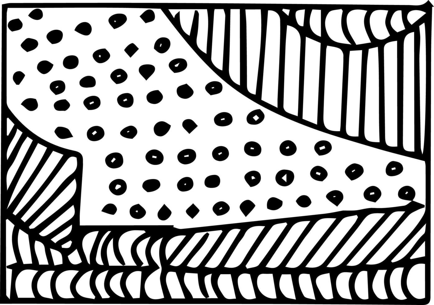 géométrique abstrait éléments memphis géométrique abstrait style. vecteur noir minimal formes pour moderne couverture conception coloration livres .