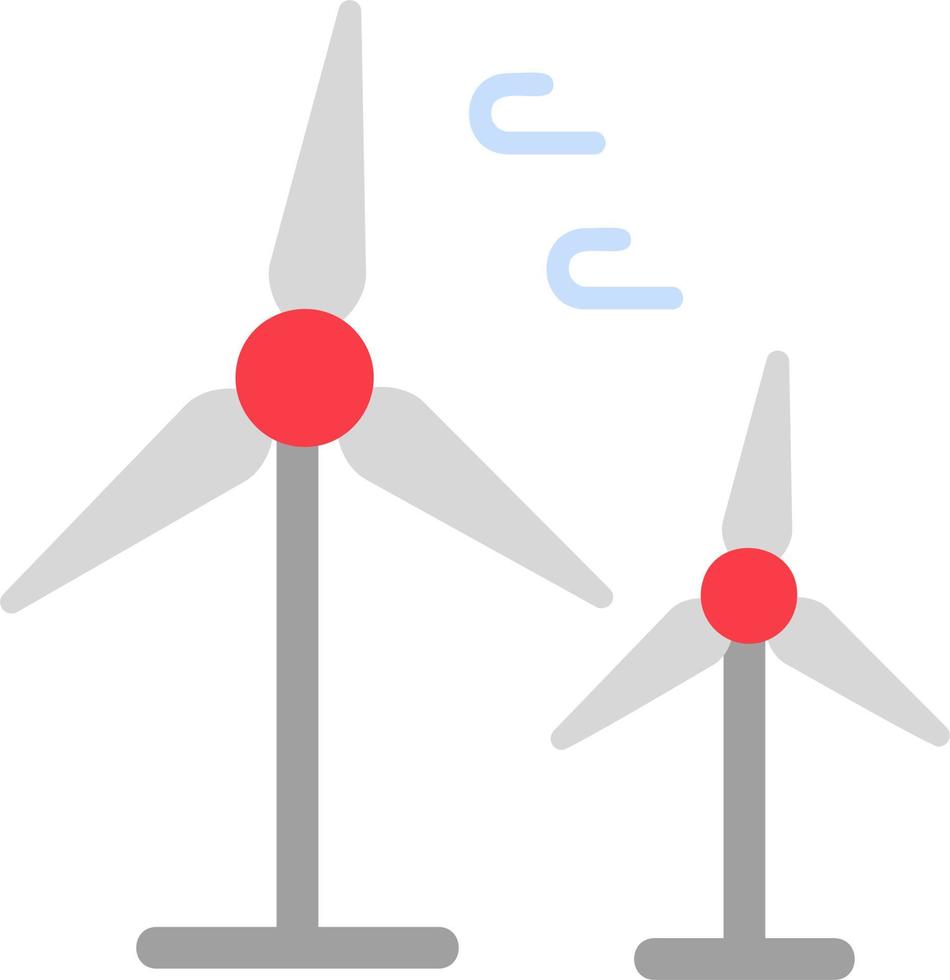 icône de vecteur d'éolienne