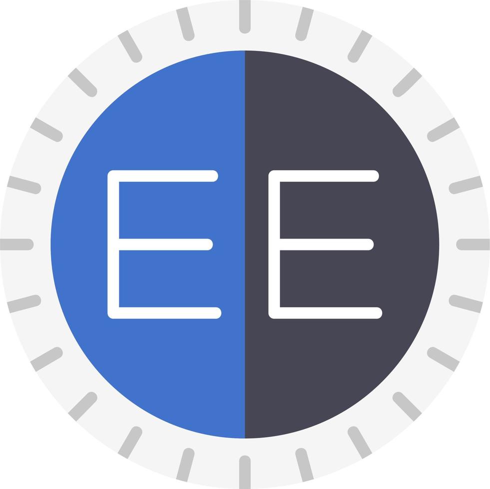 Estonie cadran code vecteur icône