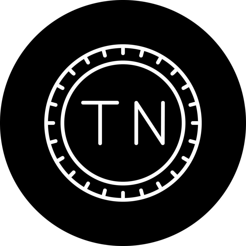 Tunisie cadran code vecteur icône