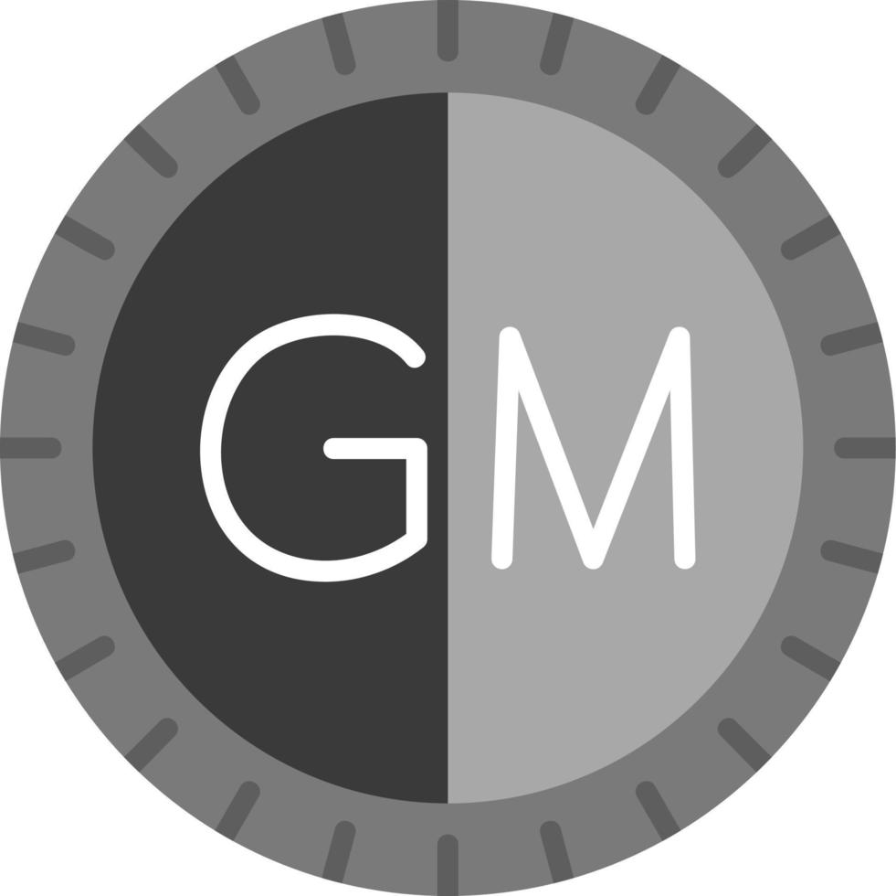 Gambie cadran code vecteur icône