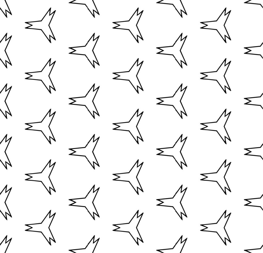 motif abstrait sans couture noir et blanc. arrière-plan et toile de fond. conception ornementale en niveaux de gris. ornements en mosaïque. illustration graphique vectorielle. vecteur