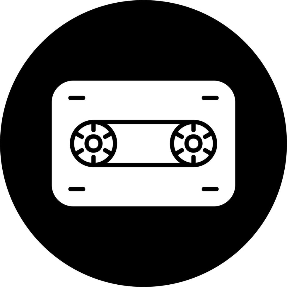 icône de vecteur de cassette