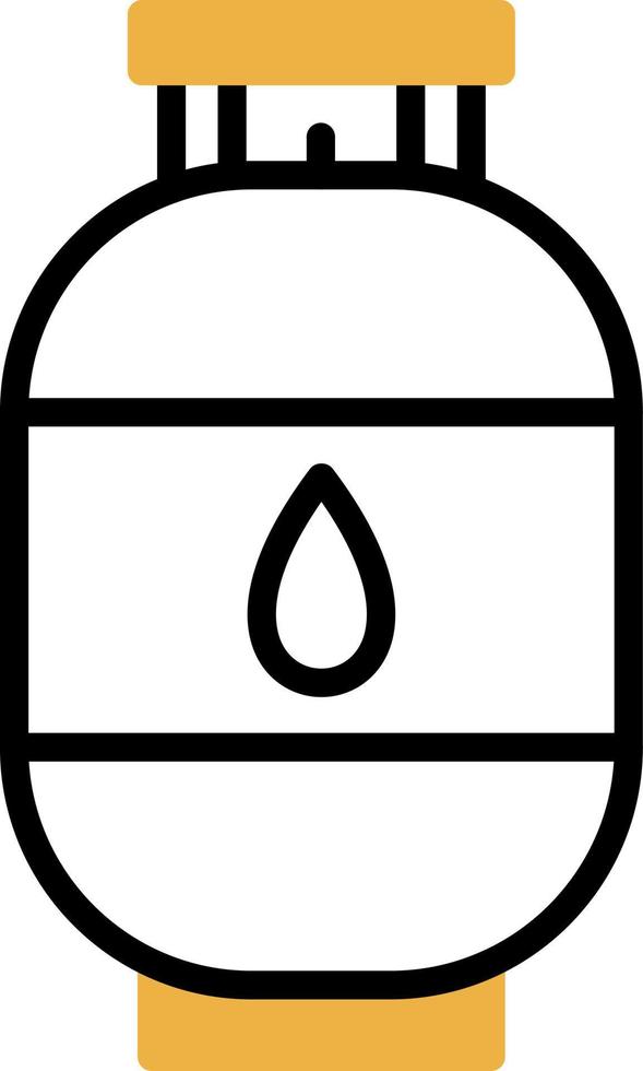 conception d'icône de vecteur de gaz