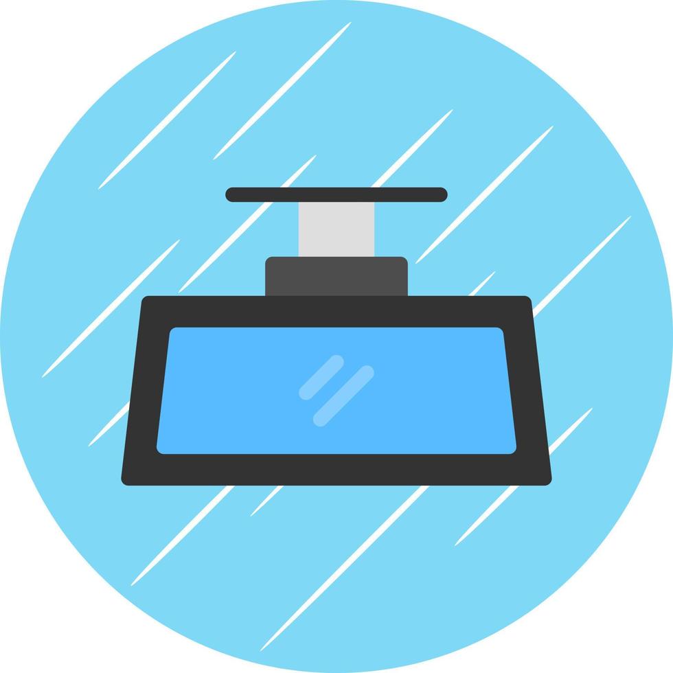 conception d'icône de vecteur de rétroviseur