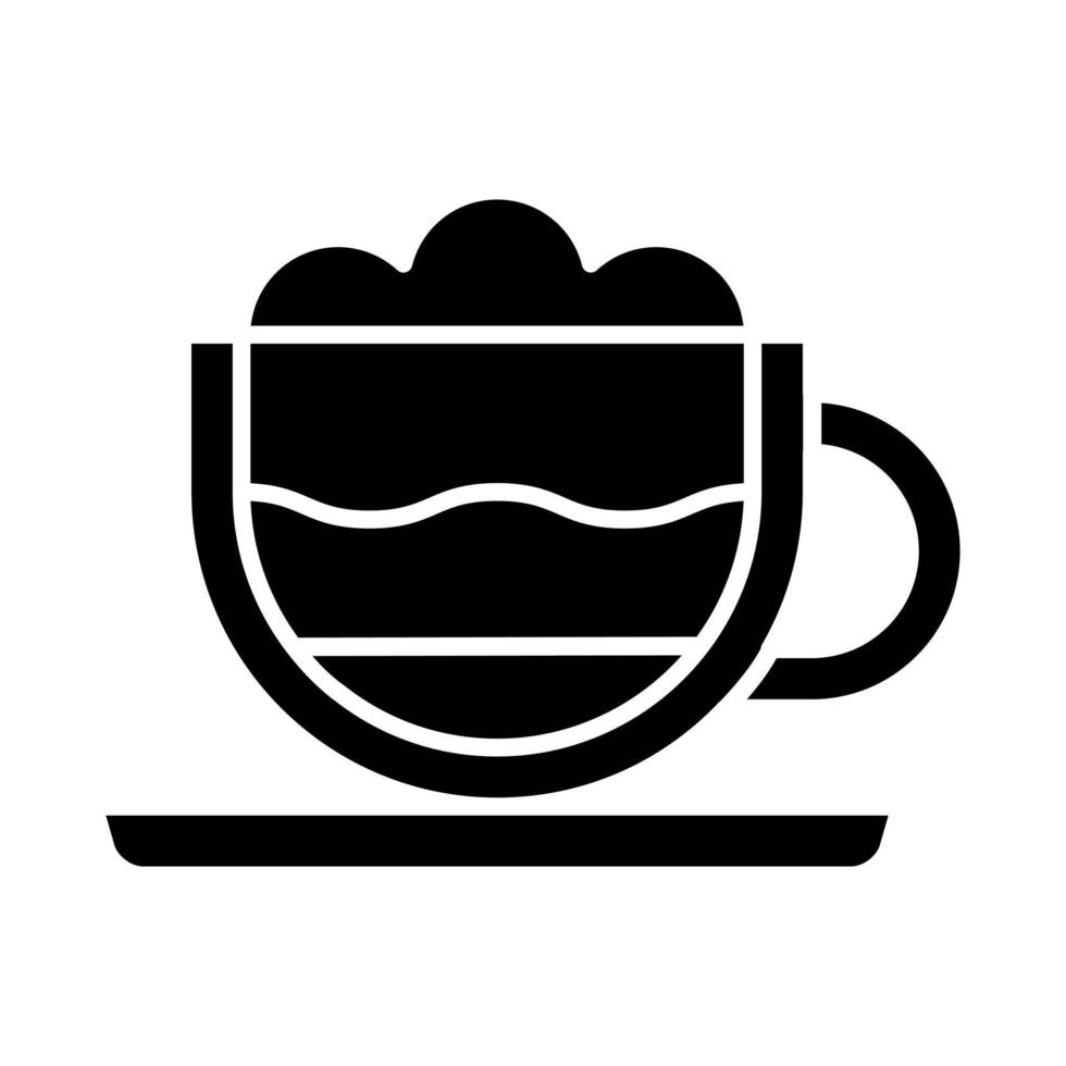 café tasse icône vecteur. thé tasse illustration signe. chaud boisson symbole ou logo. vecteur