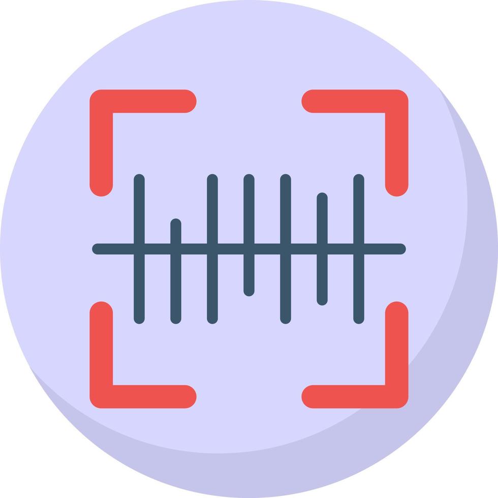 conception d'icône de vecteur de code à barres