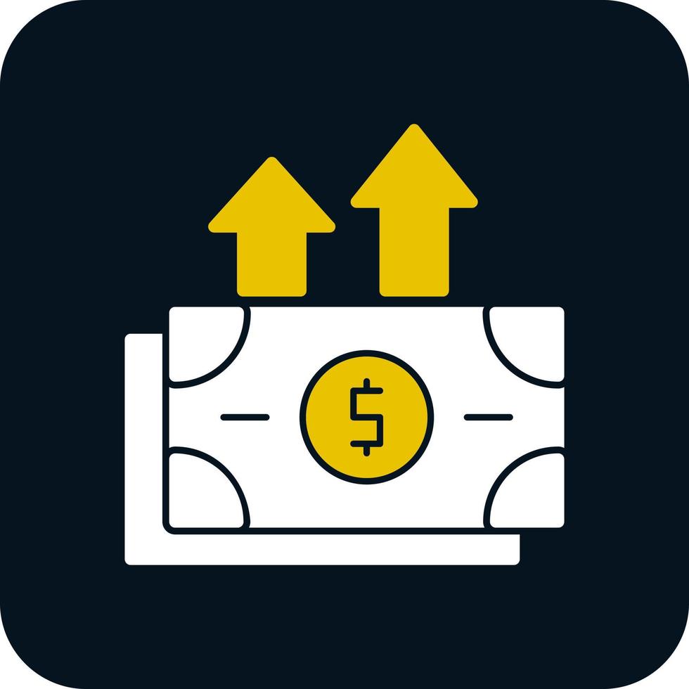 conception d'icône de vecteur de profit