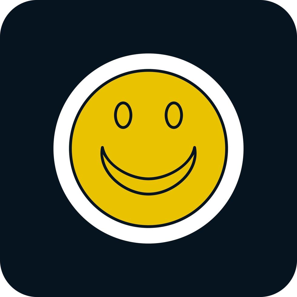 conception d'icône de vecteur de sourire