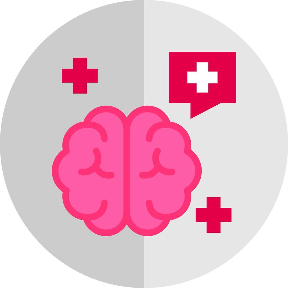 conception d'icône de vecteur de pensée positive