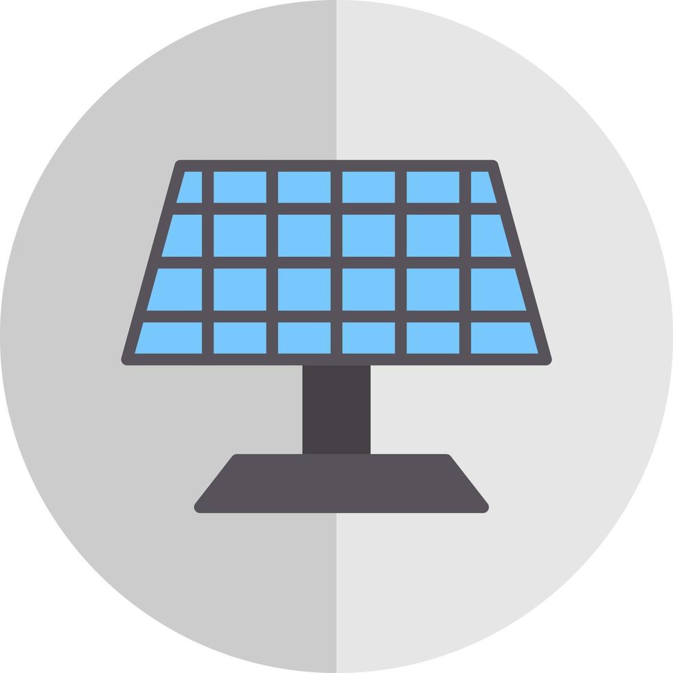 conception d'icône de vecteur de panneau solaire