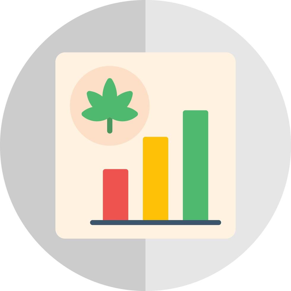 conception d'icône vectorielle de stocks de marijuana vecteur