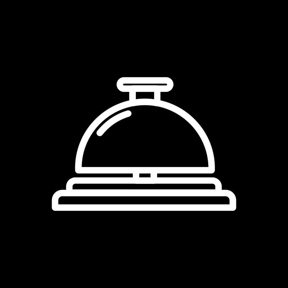 conception d'icône de vecteur de cloche de concierge