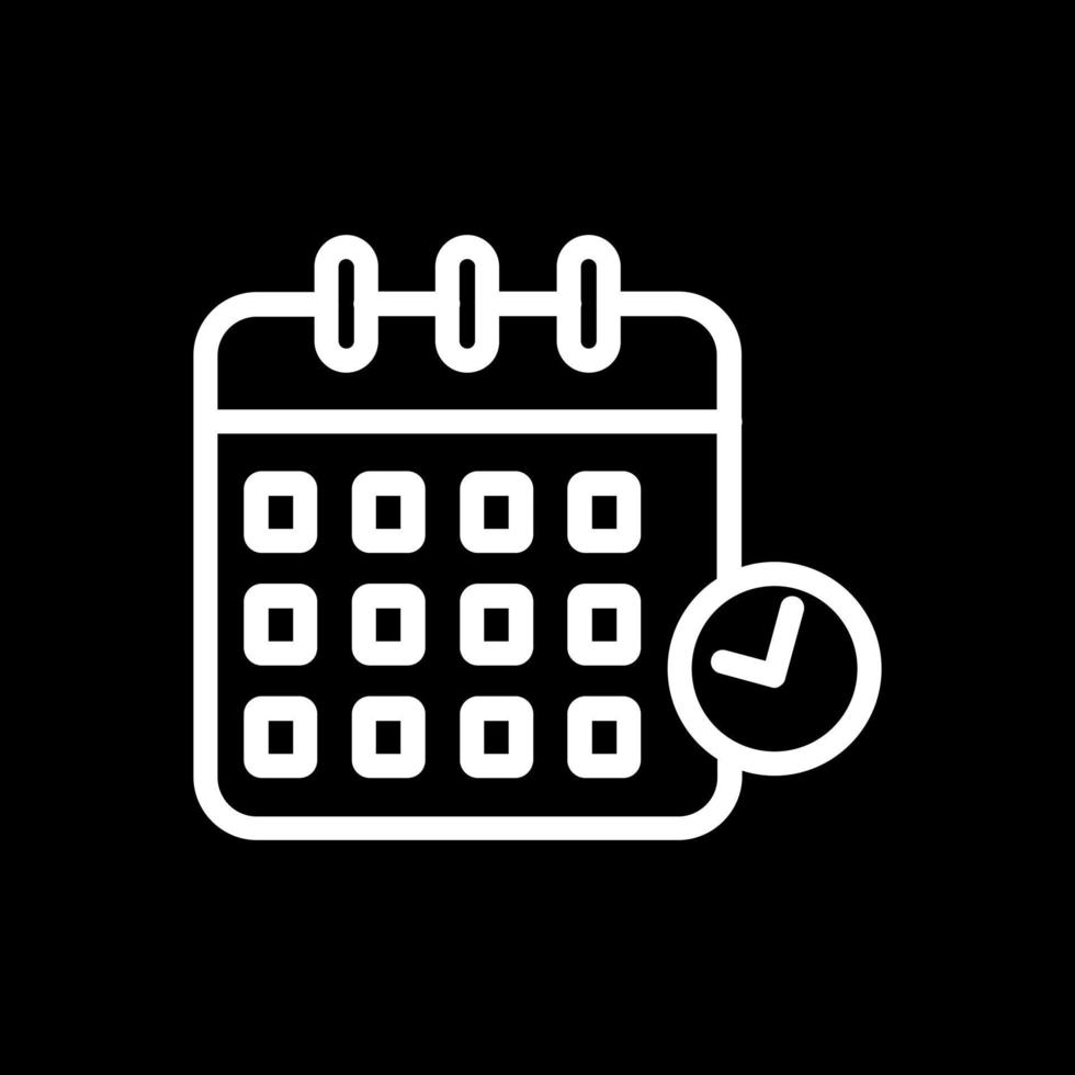 conception d'icônes vectorielles de temps de calendrier vecteur