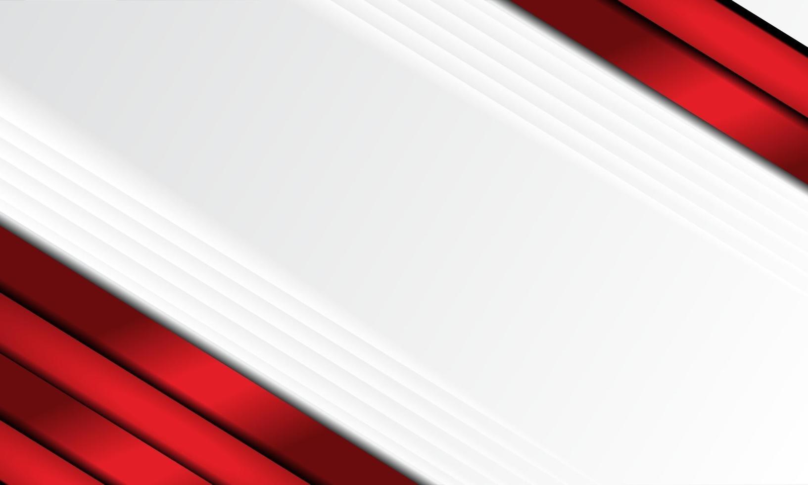 rayures rouges et or abstraites de vecteur moderne sur fond blanc. modèle de conception de vecteur de conception de concept élégant pour le cadre, la couverture, la bannière, l'utilisation de la carte