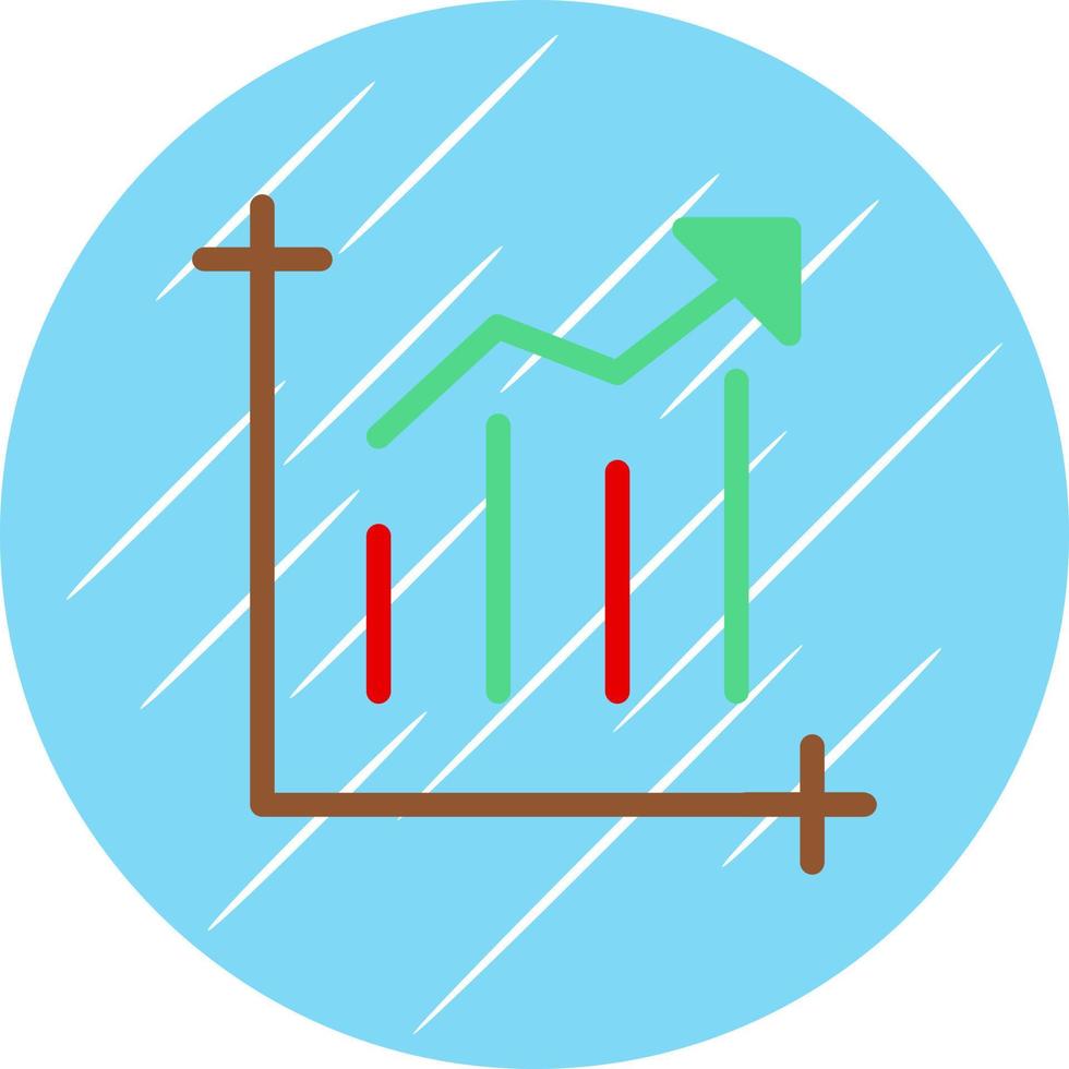 conception d'icône de vecteur de barre graphique