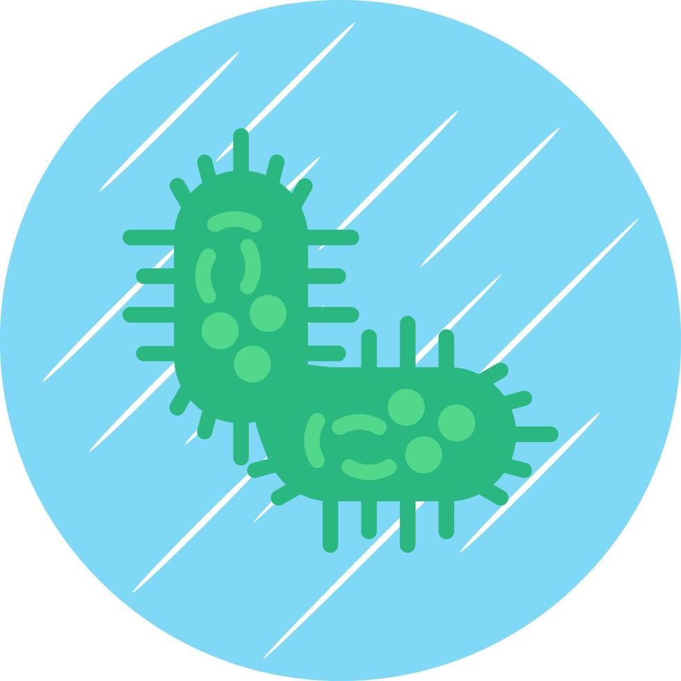 conception d'icône de vecteur de bactérie
