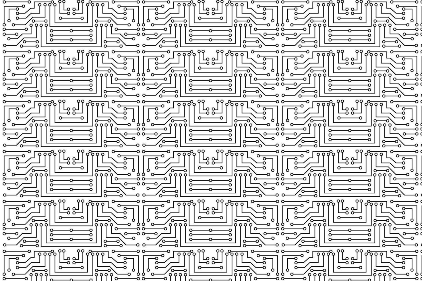 modèle de circuit électronique abstrait vecteur