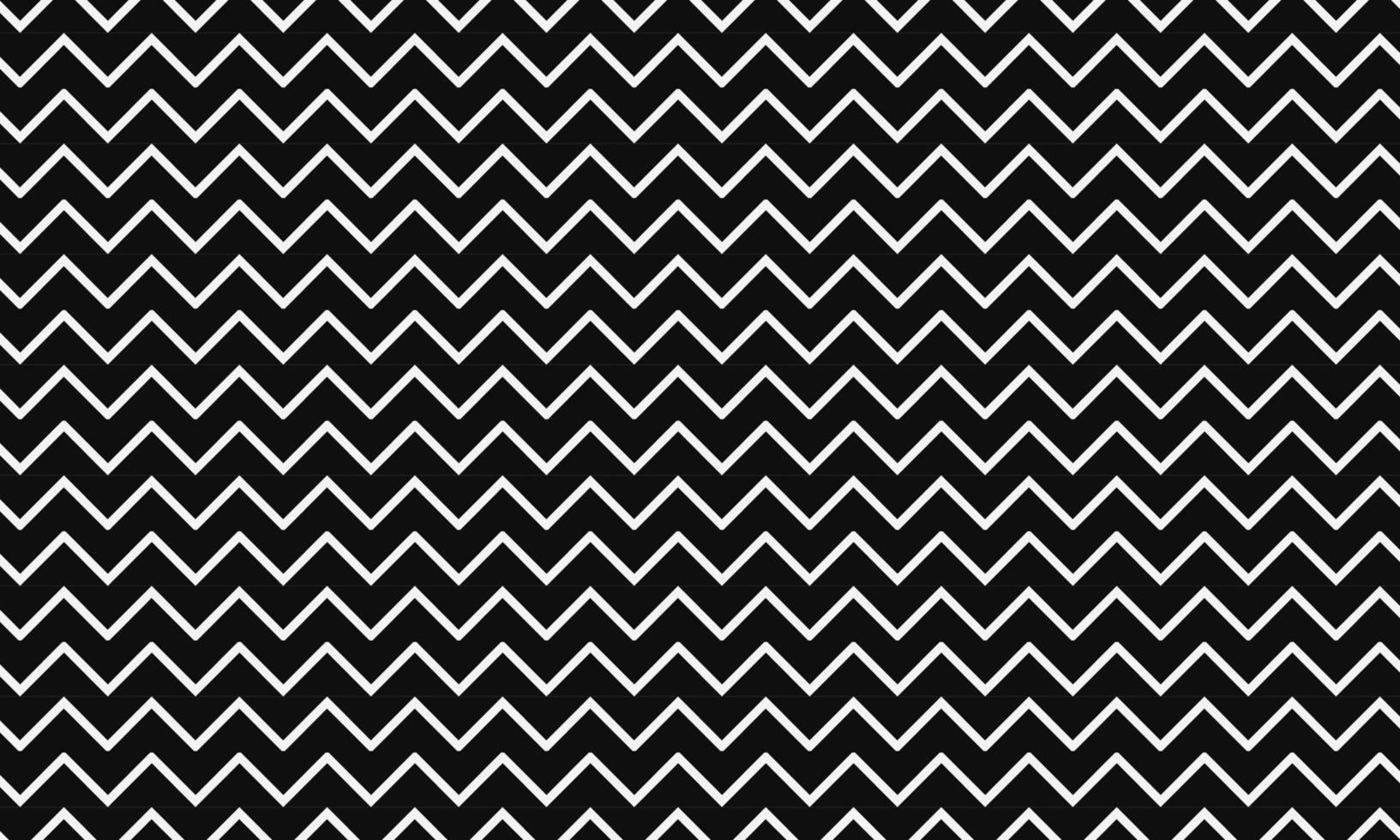 motif abstrait en zigzag noir et blanc vecteur